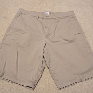 GAP Men's Beige Flat Front Shorts